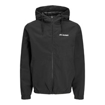 JACK & JONES Herren Mash Kapuzenbomber Schwarz