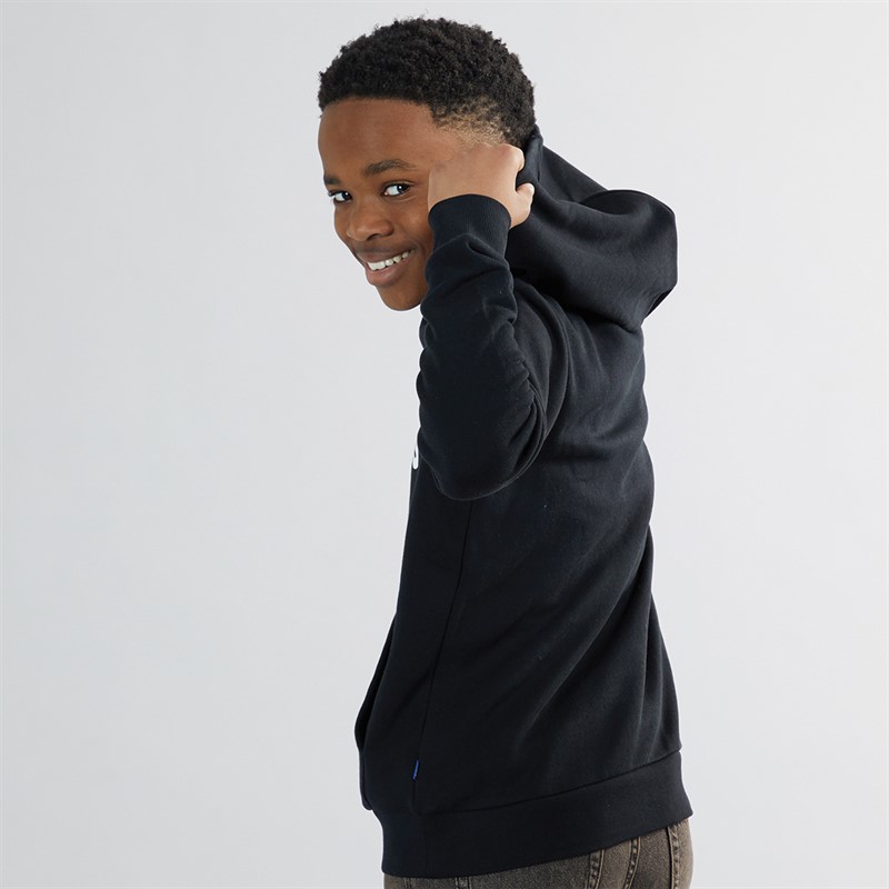 JACK & JONES Sweats à Capuche Logo Garçon Noir