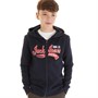 JACK AND JONES Sweats à Capuche Logo Garçon Bleu