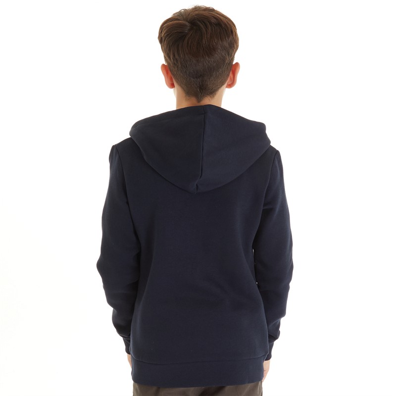 JACK AND JONES Jungen Logo Kapuzenpullover Blau