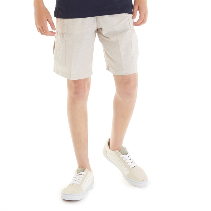 JACK AND JONES Boys Stkarl Summer Cargo Shorts Crockery