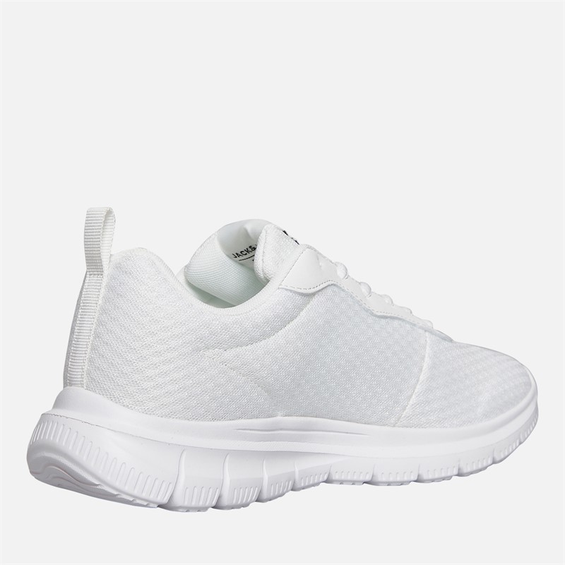 JACK & JONES Mens Tylor Mesh Trainers White