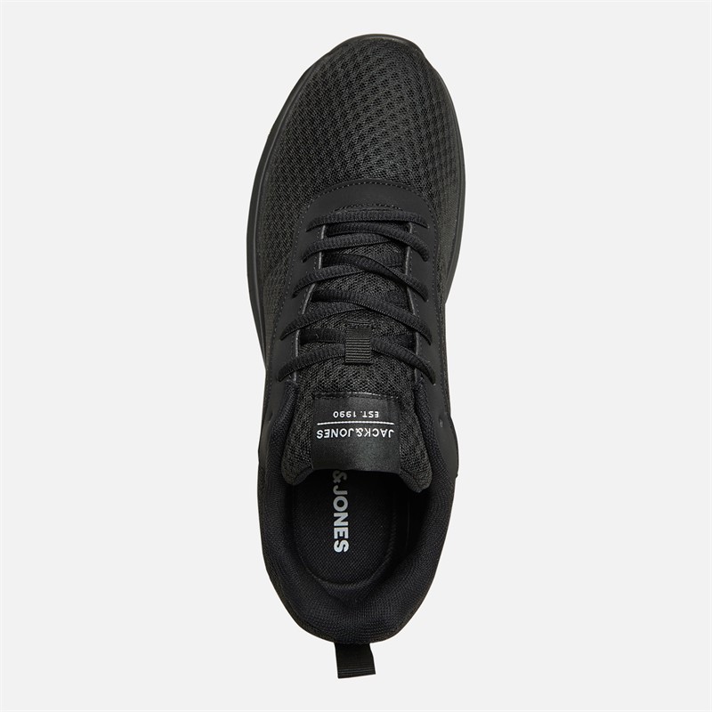 JACK & JONES Mens Tylor Mesh Trainers Black