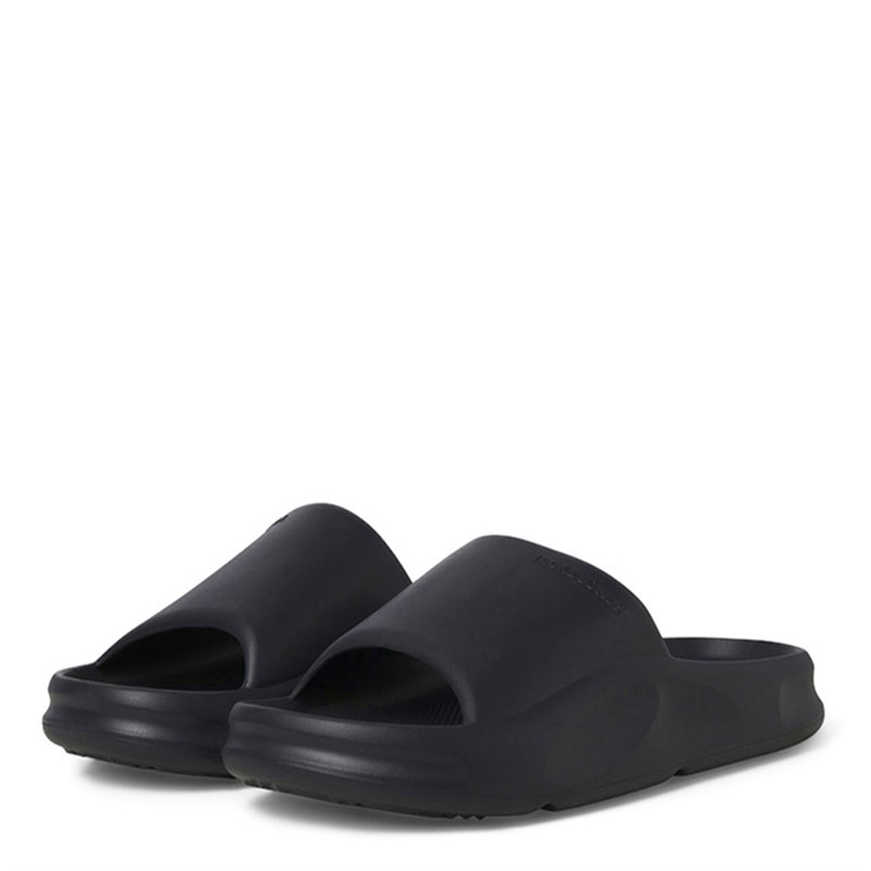 JACK & JONES Męskie Status Slider Sandały Czarny