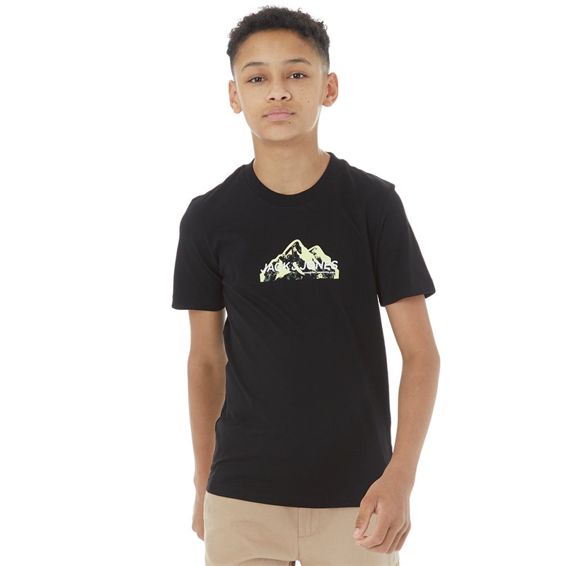 T-shirt Garçon Jack & Jones Junior - 100% Coton - Coupe Classique Col Rond