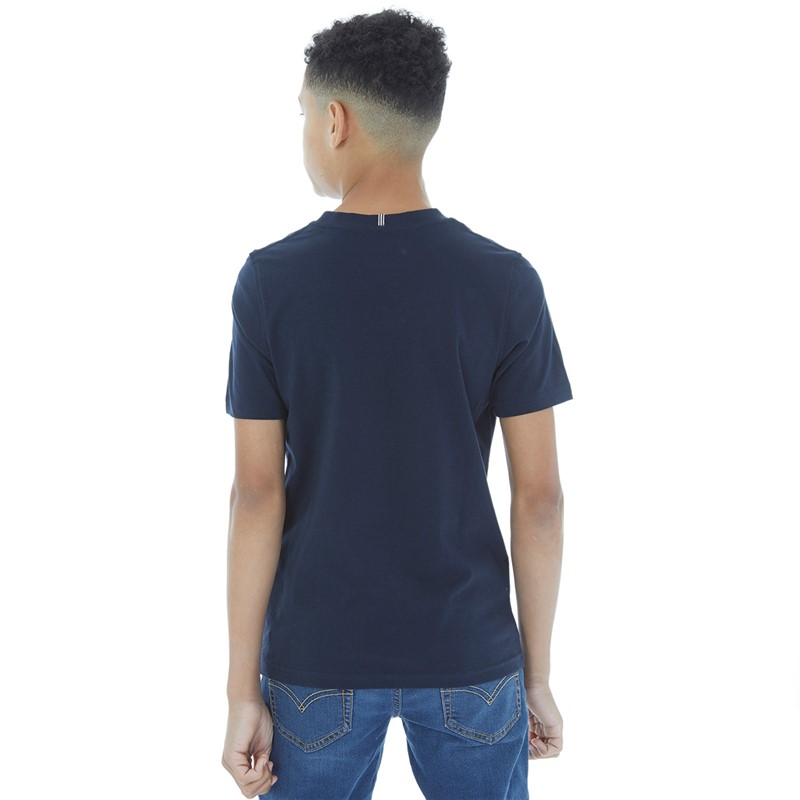 JACK AND JONES Drenge Frederiksberg Box T-shirt Himmelkaptajn