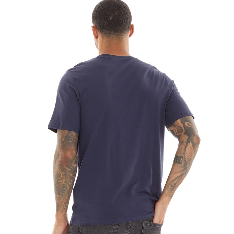 JACK & JONES Mens Peak T-Shirt Navy Blazer