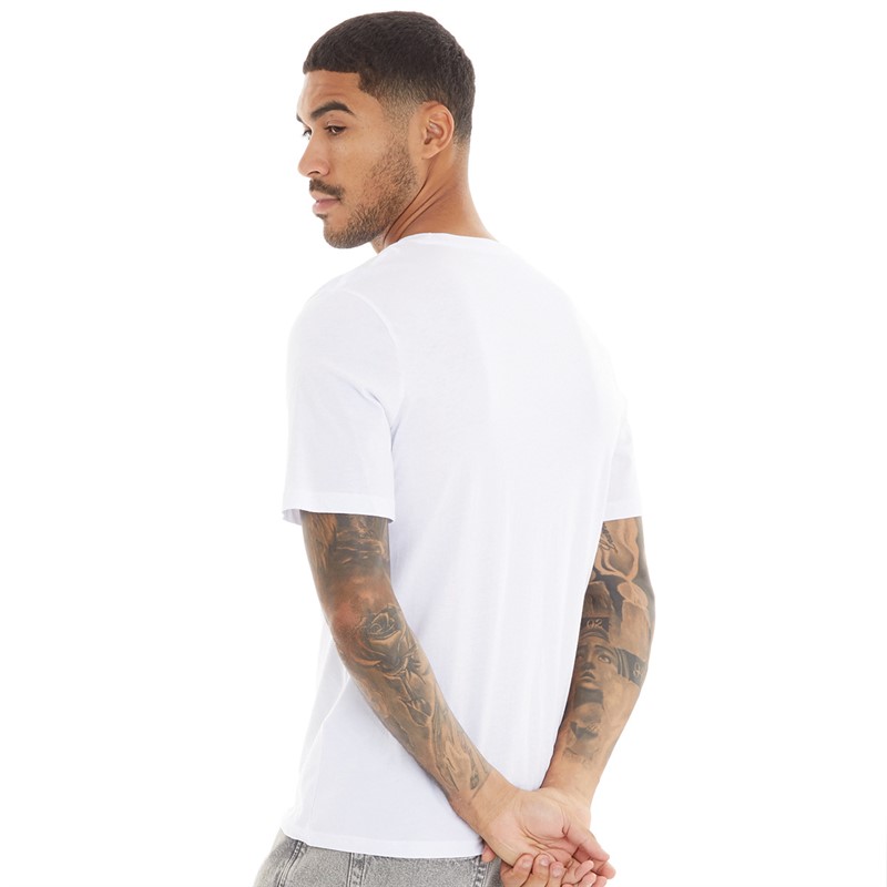 JACK AND JONES Mens Peak T-Shirt White