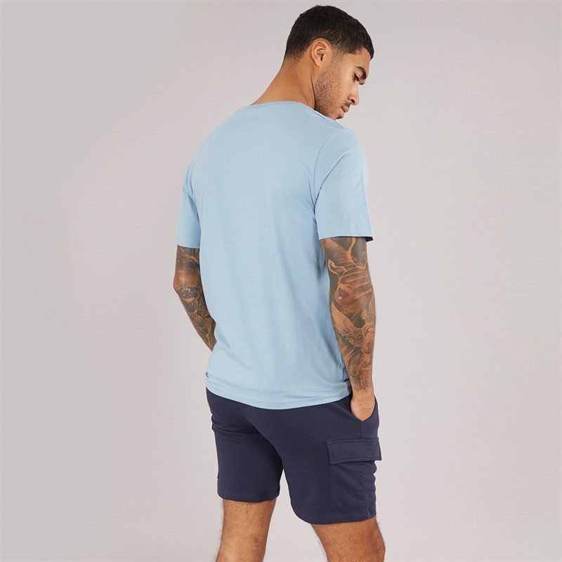 JACK & JONES Herre Pocket Co-Ord Mountain Spring / Navy Blazer