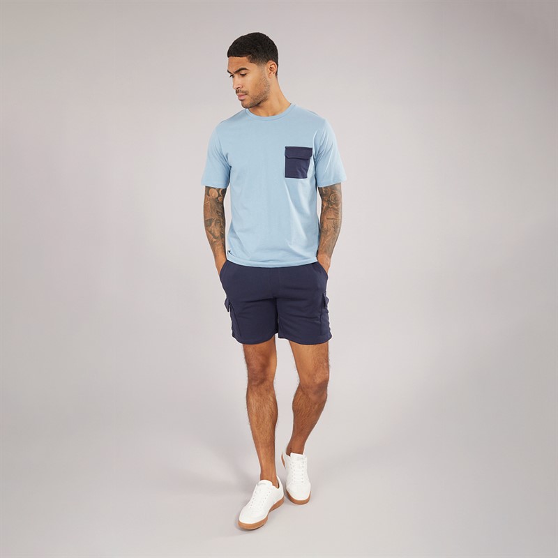 JACK & JONES Herre Pocket Co-Ord Mountain Spring / Navy Blazer