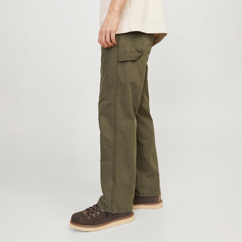 JACK & JONES Herre Eddie Carpenter Cargobukser Grøn