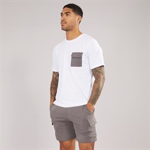 JACK & JONES Herre Pocket Sæt Hvid / Castlerock