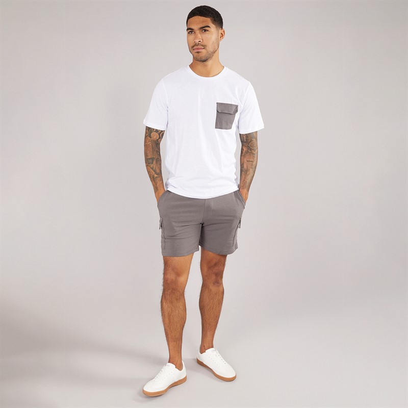 JACK & JONES Herre Pocket Sæt Hvid / Castlerock
