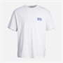 JACK & JONES T-Shirts Mykonos Back Homme Blanc