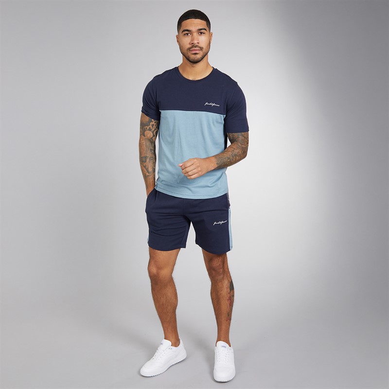 JACK & JONES Mens Trip Co-Ord Navy Blazer