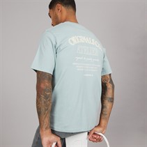JACK & JONES Męskie Santorini Back T-shirty Zielony