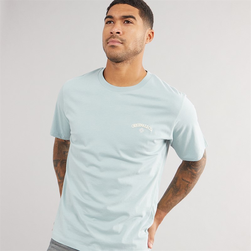 JACK & JONES T-Shirts Santorini Back Homme Vert