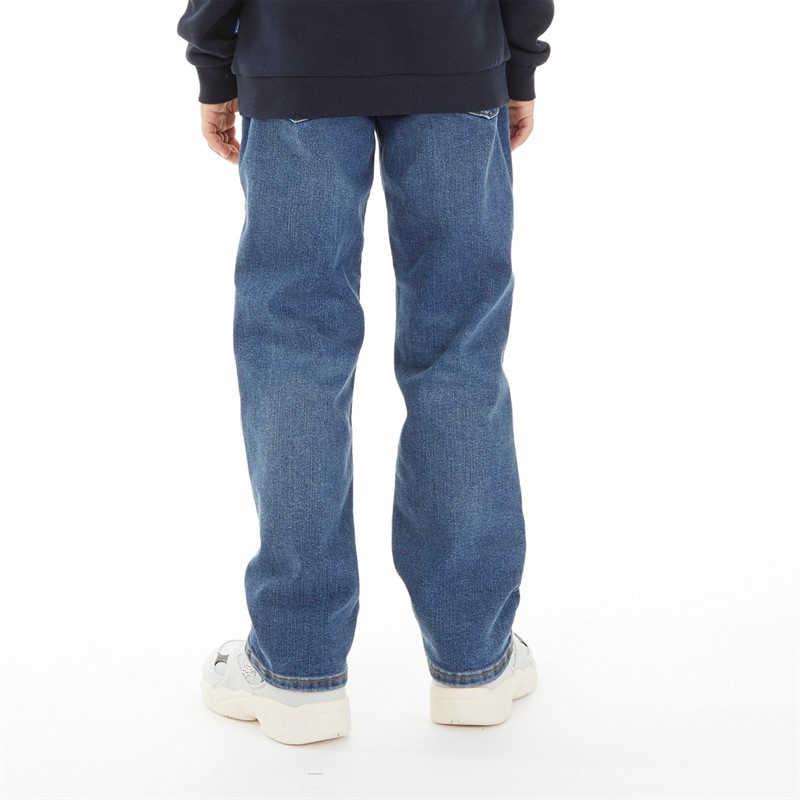 JACK AND JONES Boys Clark Original Jeans Blue Denim