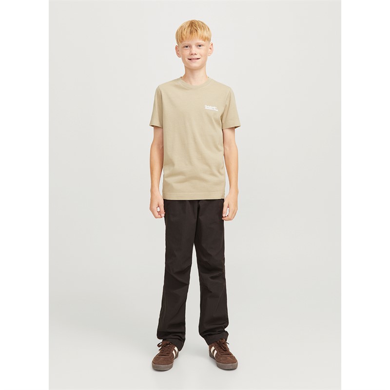 JACK AND JONES Jongens Vermont T-shirts Beige