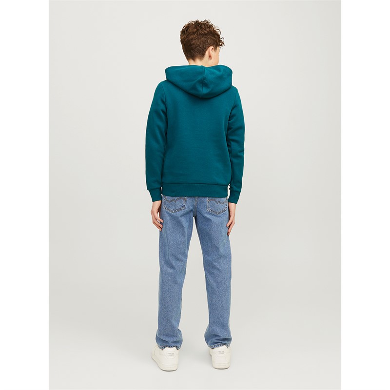 JACK AND JONES Drenge Hættetrøjer Mørk grønblå