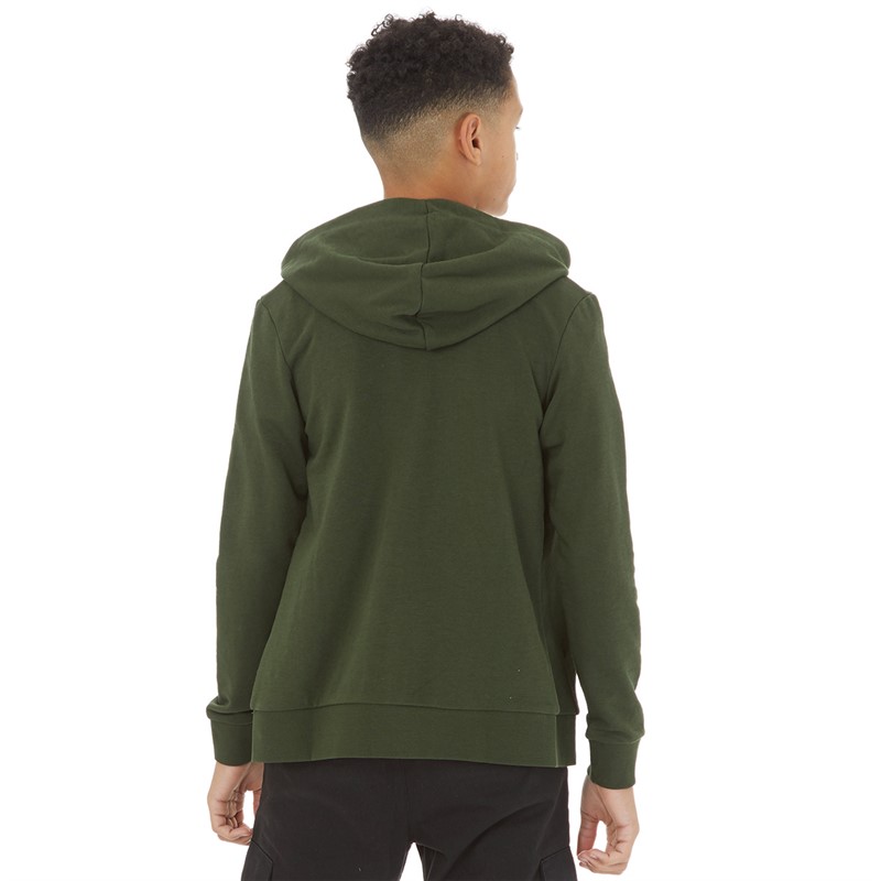 JACK AND JONES Junge Logo Hoodie Kombu Grün