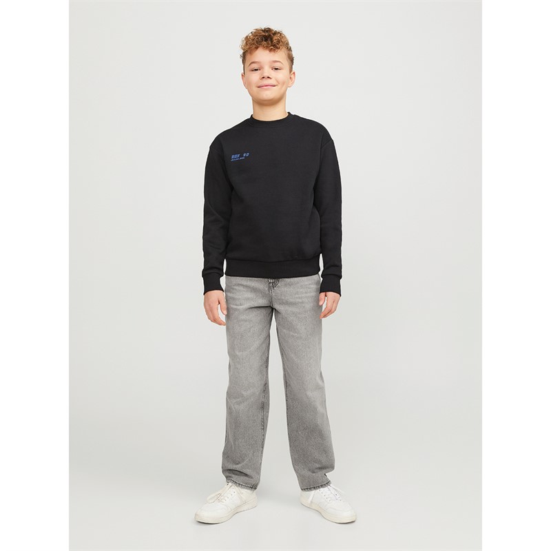 JACK AND JONES Jean coupe relax Chris Garçon Gris