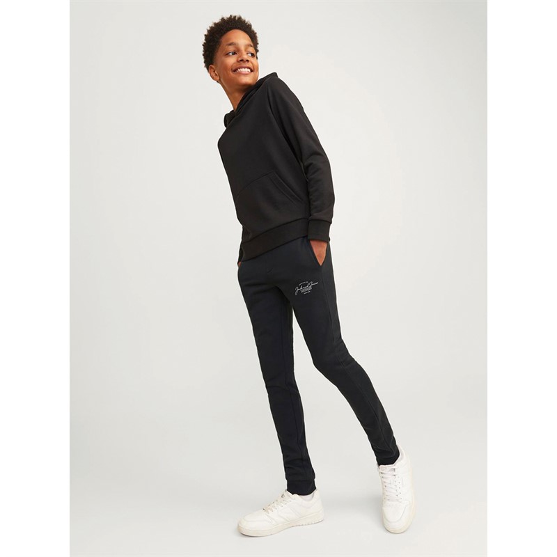 JACK AND JONES Drenge Gordon Ferris Joggingbukser Sort