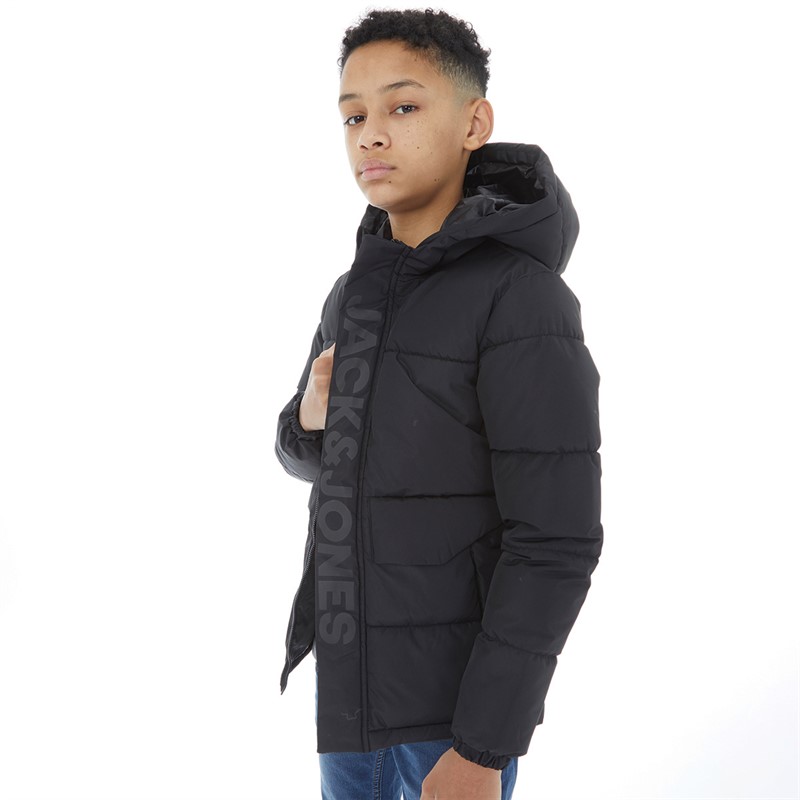 JACK AND JONES Boys Speed Puffer Jacket Black