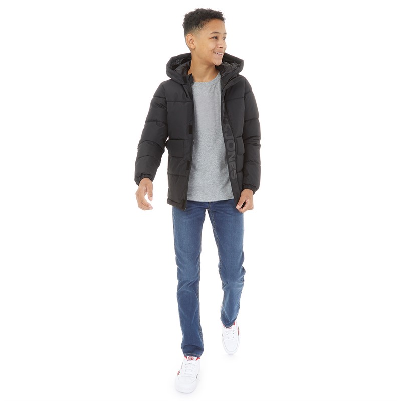 JACK AND JONES Boys Speed Puffer Jacket Black