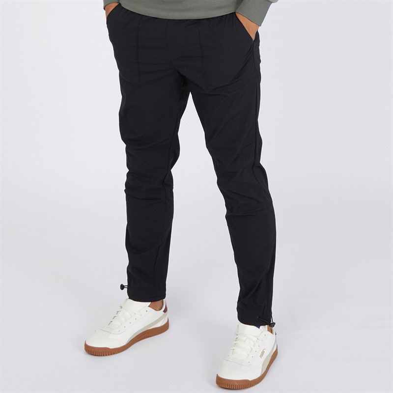 JACK AND JONES Mens Slim Fit Technical Trousers Black