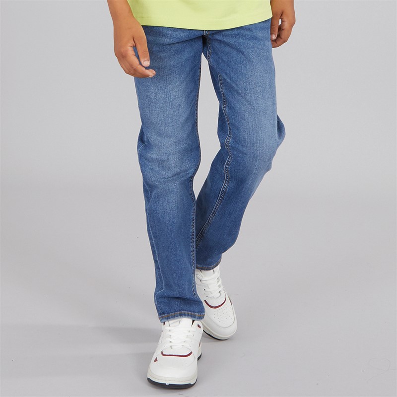 JACK AND JONES Jeans til Drenge Clark Original Blå Denim