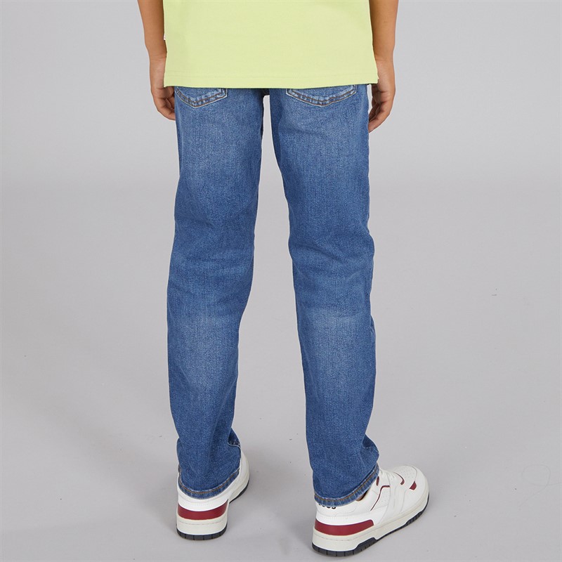 JACK AND JONES Jeans til Drenge Clark Original Blå Denim