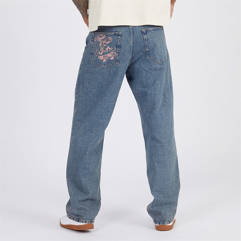 JACK & JONES Mens Alex Original SBD Jeans Avocado Oil