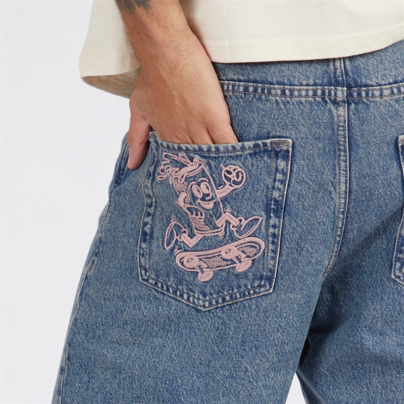 JACK & JONES Mens Alex Original SBD Jeans Avocado Oil