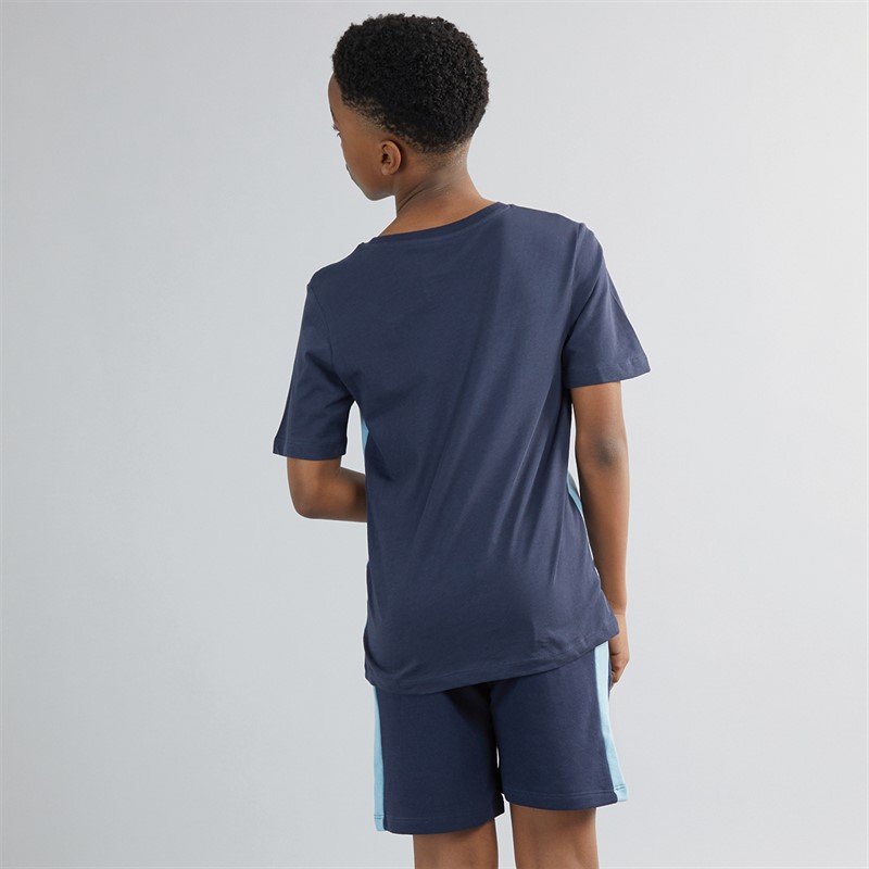 JACK & JONES Boys Trip T-Shirt And Shorts Co-Ord Set Mountain Spring