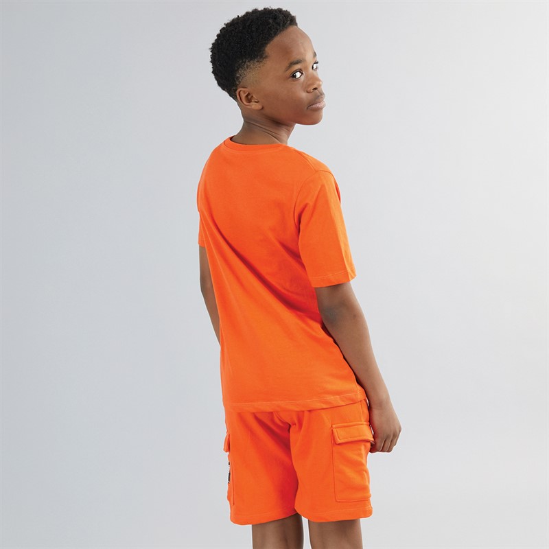 JACK & JONES Drengenes T-shirt og shorts sæt flamme