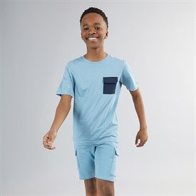 JACK & JONES Jortampa AOP Branding Tee SS Mni - T-Shirt Per Bambini E Ragazzi