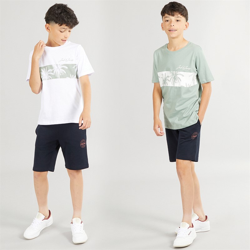 JACK & JONES Drenge T-shirts Hvid