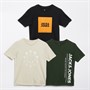 JACK & JONES Drenge T-shirts Jason 3-pak Sort