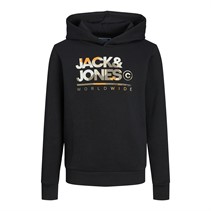 JACK & JONES Boys Luke Hoodie Black
