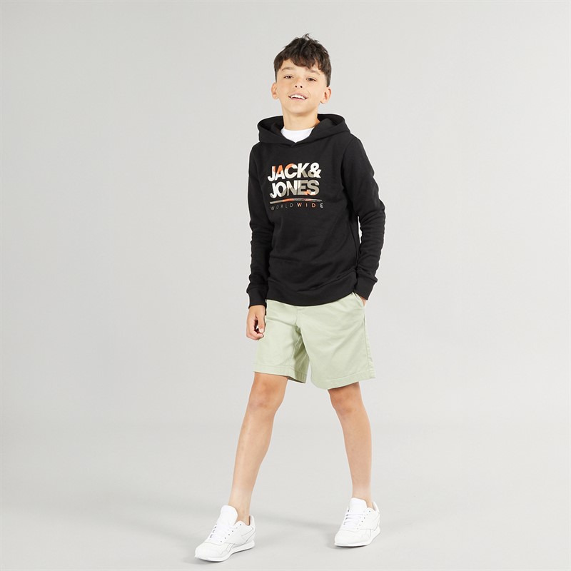JACK & JONES Sweat à Capuche Luke Noir garçon