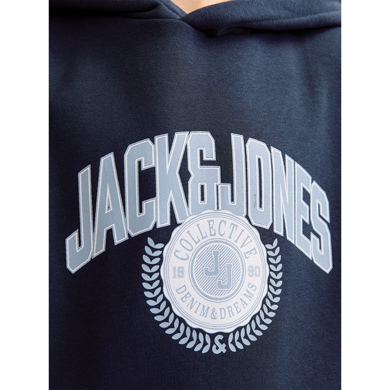 JACK AND JONES Hættetrøje til Drenge Varsity Sky Captain