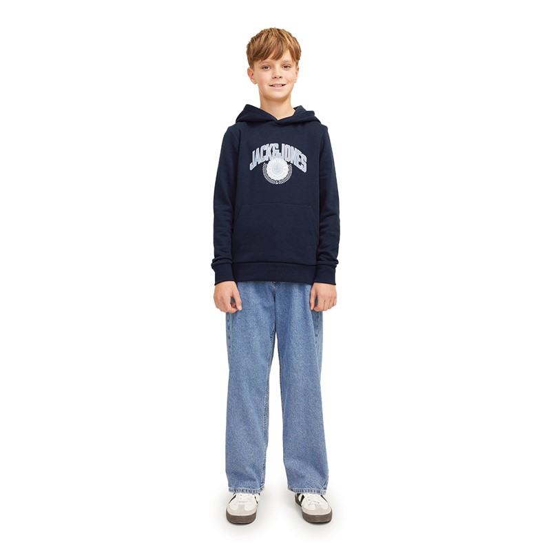 JACK AND JONES Hættetrøje til Drenge Varsity Sky Captain