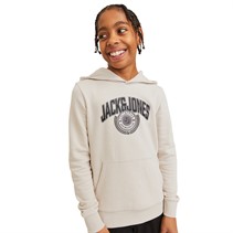 JACK AND JONES Drengenes Varsity Hoodie Moonbeam