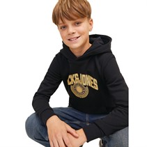 JACK & JONES Kapuzenpullover Junge Varsity Schwarz