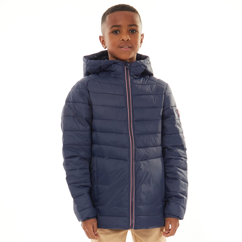 JACK & JONES Chłopięce Sprint Puchowe marynarka wojenna