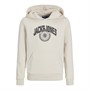JACK & JONES Sweat à Capuche Mini Varsity Branding Moonbeam Garçon