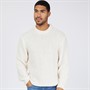 JACK & JONES Mens Winter Crew Neck Jumper Sea Salt