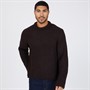 JACK & JONES Mens Winter Crew Neck Jumper Chocolate Torte