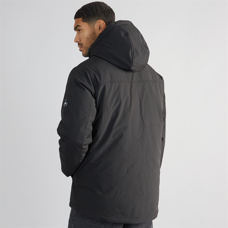 JACK & JONES Mens Land Parka Black